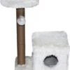 Topmast Krabpaal Fluffy Nevada – Wit – 72 X 39 X 80 Cm – Made In EU – Krabpaal Voor Katten – Met Kattenhuis – Sterk Sisal Touw -Kattenvoer Verkoopwinkel 1027x1200