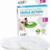 Catit Filters Triple Action 2 Pack – Kanttendrinkbak – 4×14.5×17.5 Cm Wit -Kattenvoer Verkoopwinkel 1087x1200