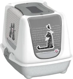 Kattenbak Trendy M – Wit – 50 X 39 X 39 Cm