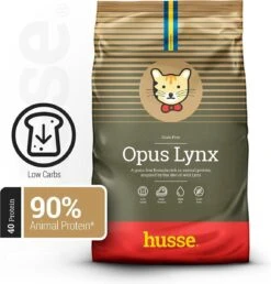 Husse Opus Lynx Graanvrij Kattenvoer – 2 Kg