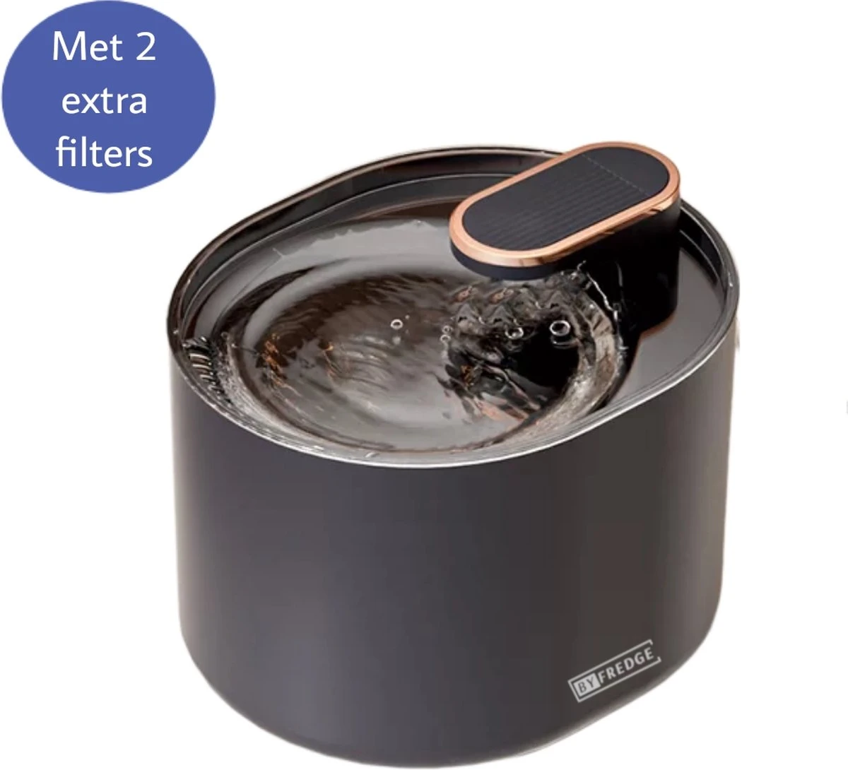 By Fredge® Drinkfontein Dieren – Waterfontein Kat – Drink Fontein Geschikt Voor Katten & Honden – Inclusief 3 Filters – Zwart 3 By Fredge® Drinkfontein Dieren – Waterfontein Kat – Drink Fontein Geschikt Voor Katten & Honden – Inclusief 3 Filters – Zwart