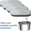 Drinkfontein Filters – 4 Stuks – LumifyMe RVS Drinkfontein -Kattenvoer Verkoopwinkel 1200x1102 1
