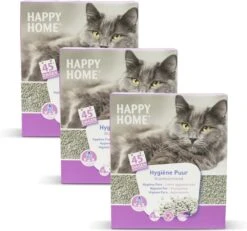 Happy Home Solutions Ultra Hygienic Pure – Kattenbakvulling – 3 X 10 L