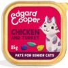 16x Edgard & Cooper Kattenvoer Senior Pate Kip – Kalkoen 85 Gr -Kattenvoer Verkoopwinkel 1200x1126