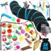 Kattenspeelgoedset Met Kattentunnel, 38 Stuks Kattenaccessoires, Veren Speelgoed Voor Katten, Pluche Speelgoed, Speelgoedmuizen, Kattenspeelgoed, Variety Pack Voor Kitty Katten 2 Kattenspeelgoedset Met Kattentunnel, 38 Stuks Kattenaccessoires, Veren Speelgoed Voor Katten, Pluche Speelgoed, Speelgoedmuizen, Kattenspeelgoed, Variety Pack Voor Kitty Katten -Kattenvoer Verkoopwinkel 1200x1186