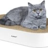 Cat Scratcher, 63x 35 X 10cm Ovale Golfkartonnen Kladblok, Ronde Cat Scratching Lounge Bed Sofa, Cat Scratcher Bowl Met Organic Catnip (Home Clean Design Met Scratcher Box) -Kattenvoer Verkoopwinkel 1200x766