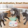 Kat Speelgoed 3-In-1 Smart Interactieve Intelligente Kitten Speelgoed, Fladderende Vlinder, Willekeurige Bewegende Veer, Beweeg Fit En Gezond Speeltje Huisdier Poes Kat Kitten -Kattenvoer Verkoopwinkel 1200x855