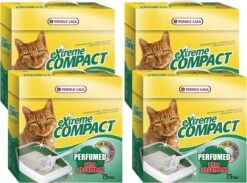 Versele-Laga Extreme Compact Geparfumeerd – Kattenbakvulling – 4 X 7.5 L