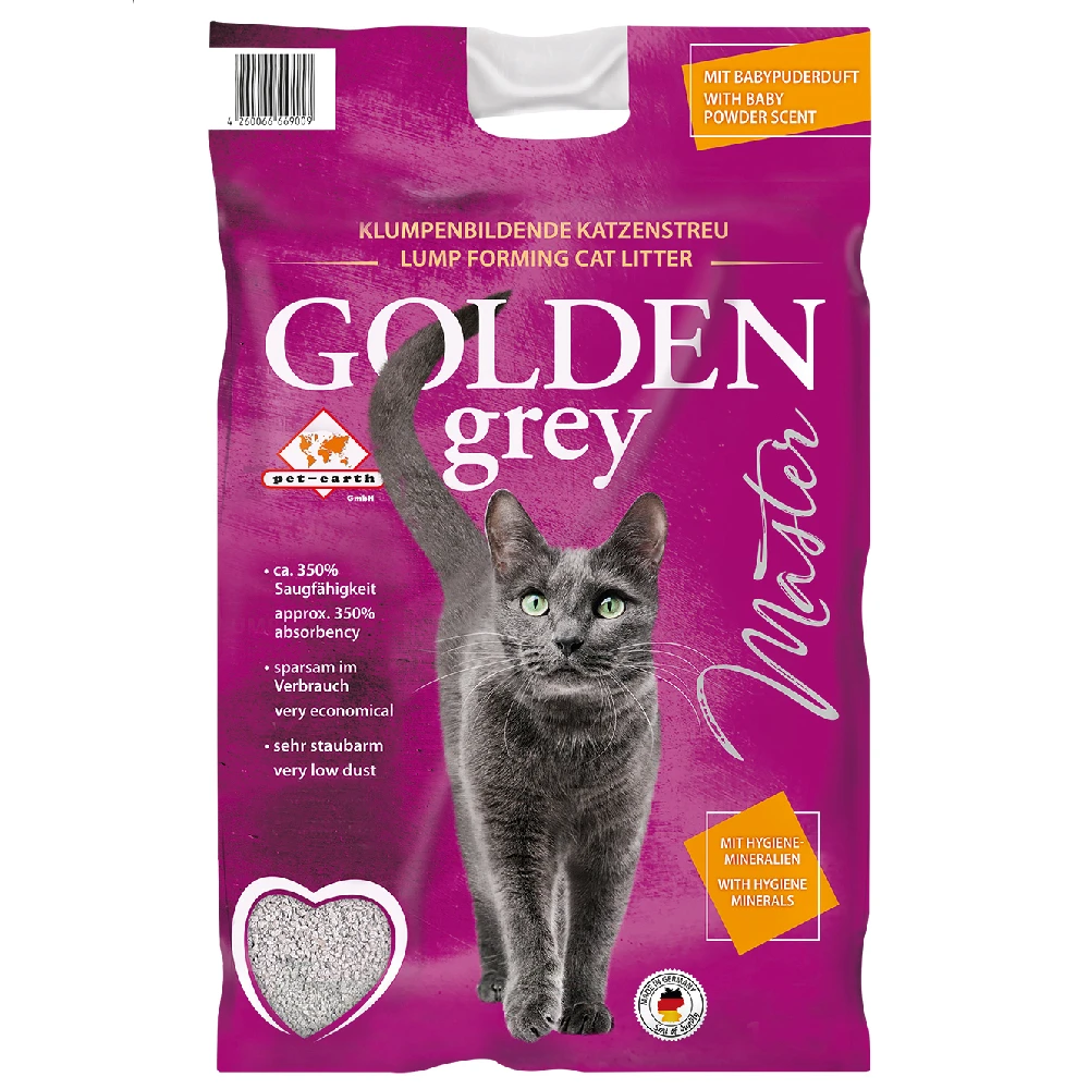 2 X 14 Kg Golden Grey Master Kattenbakvulling 3 2 X 14 Kg Golden Grey Master Kattenbakvulling
