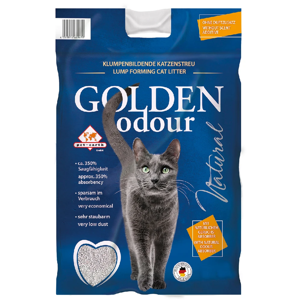 14kg Golden Grey Odour Kattenbakvulling 3 14kg Golden Grey Odour Kattenbakvulling