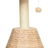Medina Agen Point Cat Tree Krabpaal Met Kattengrot – Geel – Gefabriceerd Hout, Pluche, Sisal – 15,74 Cm X 15,74 Cm X 32,48 Cm -Kattenvoer Verkoopwinkel 481x1200