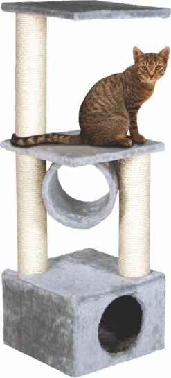 Flamingo – Krabpaal Baretti – Grijs – 35 X 35 X 103 Cm