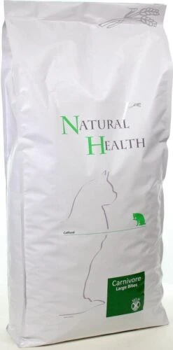 Natural Health Graanvrij Kattenvoer Adult Carnivore Large Bite 7,5 Kg – Kat