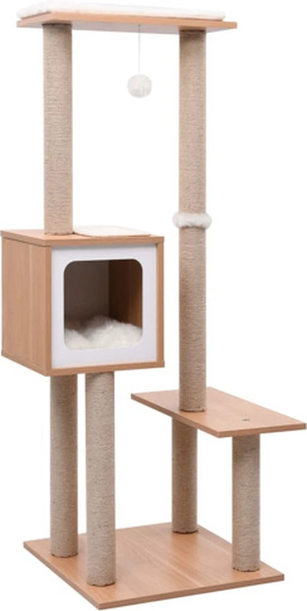 VidaXL Kattenkrabpaal Met Sisal Krabmat 129 Cm 3 VidaXL Kattenkrabpaal Met Sisal Krabmat 129 Cm