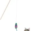 Relaxdays Kattenhengel Set Van 2 – Speelhengel Kat Met Muis – Houten Hengel Kattenspeeltje -Kattenvoer Verkoopwinkel 634x1200