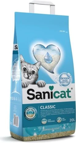 Sanicat Classic Kattenbakvulling Marseille Soap 20 Liter
