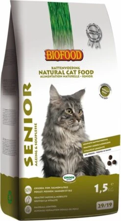 4x BF Petfood Kattenvoer Senior 1,5 Kg