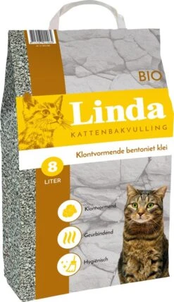 Linda Bio-Kattenbakvulling – 8 Liter – Klontvormend