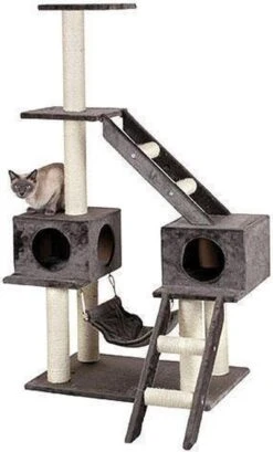 Kerbl Kattenkrabpaal Granat 150 Cm Donkergrijs