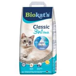 2x10L Classic Fresh 3in1 Cotton Blossom Biokat’s Kattenbakvulling