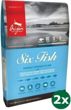 Orijen Whole Prey 6 Fish Kattenvoer 2x 340 Gr