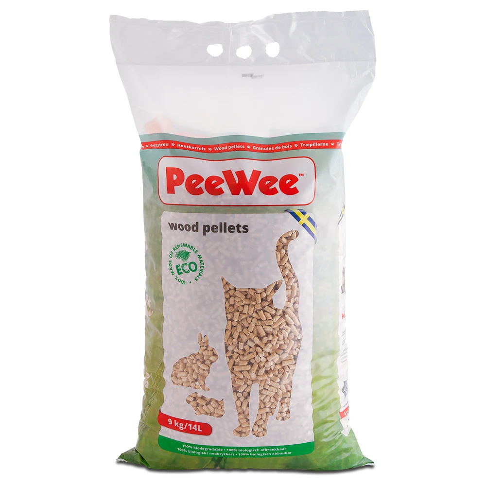 2x 9kg PeeWee Houtkorrels Kattenbakvulling Biologisch Afbreekbaar 3 2x 9kg PeeWee Houtkorrels Kattenbakvulling Biologisch Afbreekbaar