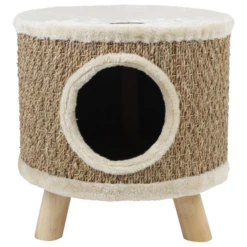 Adori Kyra Krab En Ligmeubel – Krabpalen – 36x36x36 Cm Naturel Beige