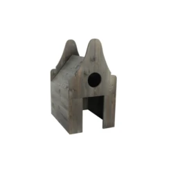 Homestyle Houten Kattentoilet Huis – Kattenbakaccessoires – 58.5×44.8×80 Cm Grijs Bouwpakket