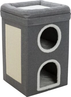Trixie Krabpaal Cat Tower Saul Grijs (39X39X64 CM)