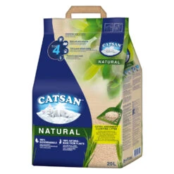 20L Natural Catsan Kattenbakvulling Biologisch Afbreekbaar