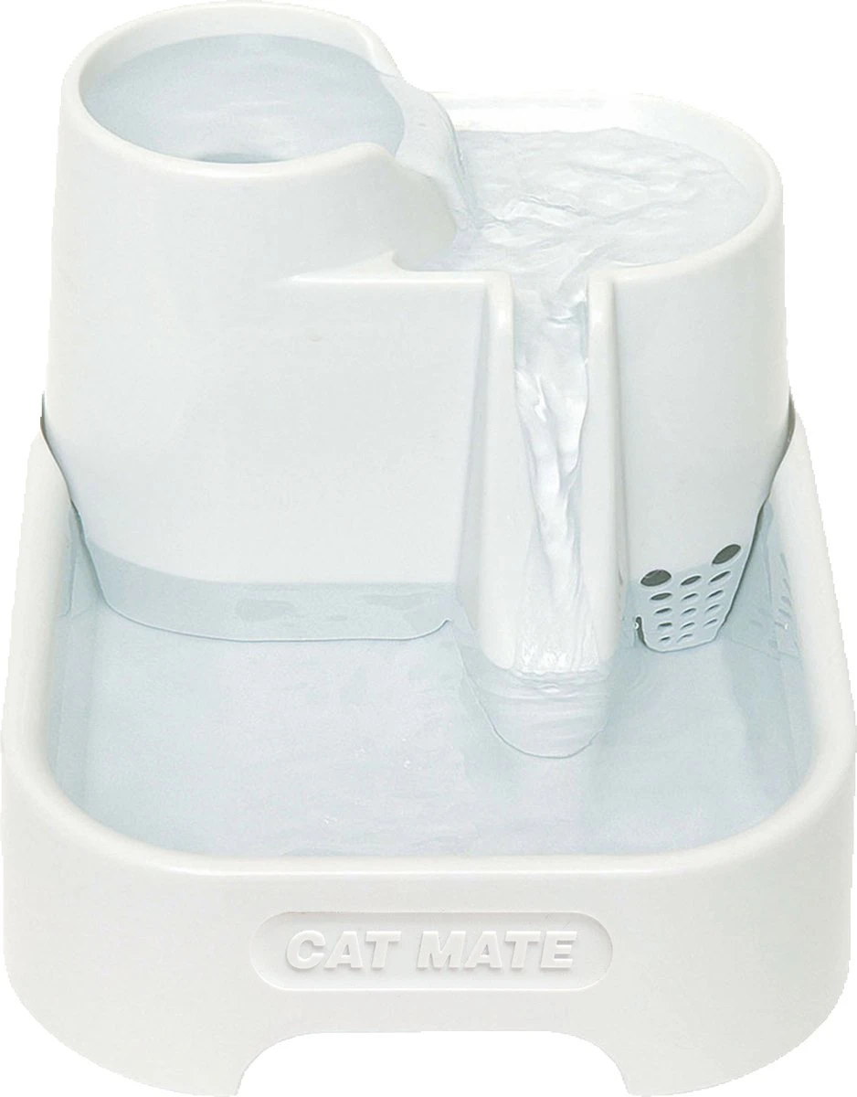 Cat Mate – Waterfontein Kat – Kattenfontein – Drinkfontein Kat – Fluisterstil – Poezen Fontein – Dieren Drinkbakken – Honden Fontein – 2 L 3 Cat Mate – Waterfontein Kat – Kattenfontein – Drinkfontein Kat – Fluisterstil – Poezen Fontein – Dieren Drinkbakken – Honden Fontein – 2 L