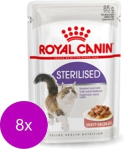 Royal Canin Fhn Adult Sterilised Mp Pouch – Kattenvoer – 8 X 12×85 G